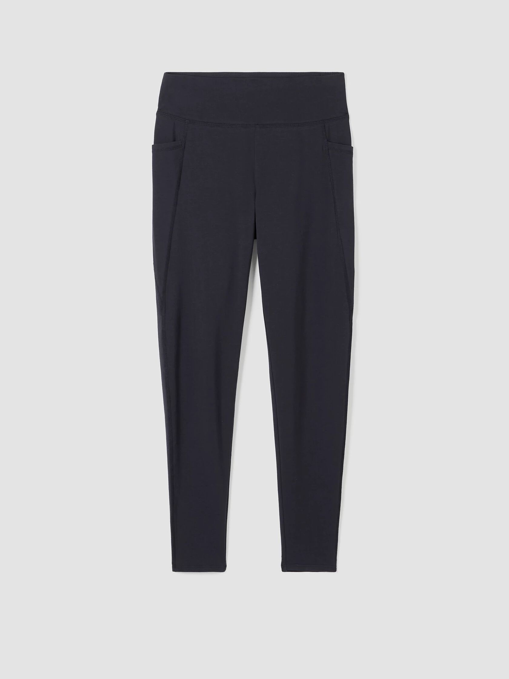 Organic Pima Cotton Stretch Jersey Leggings | EILEEN FISHER