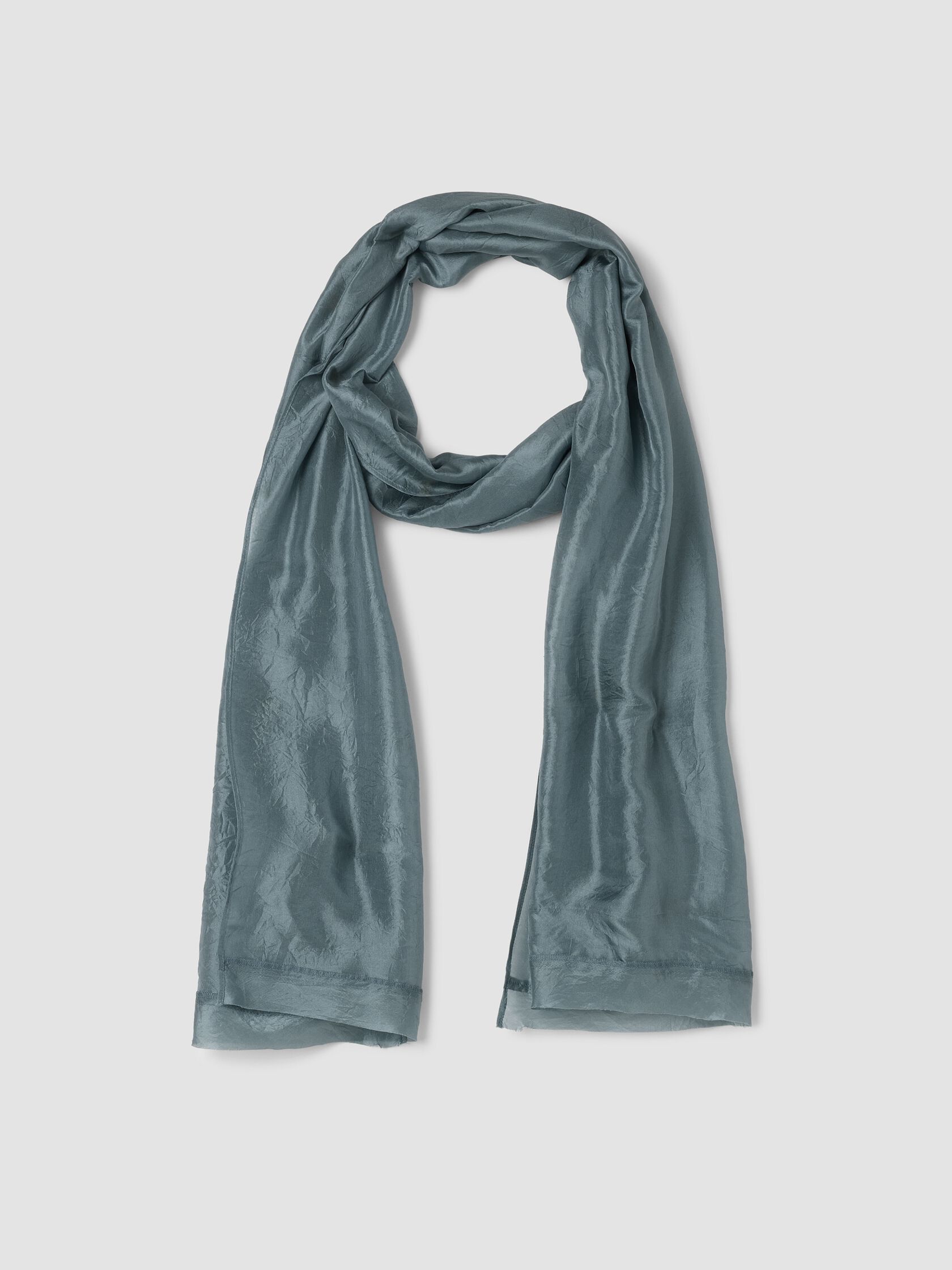 Washed Organic Silk Scarf