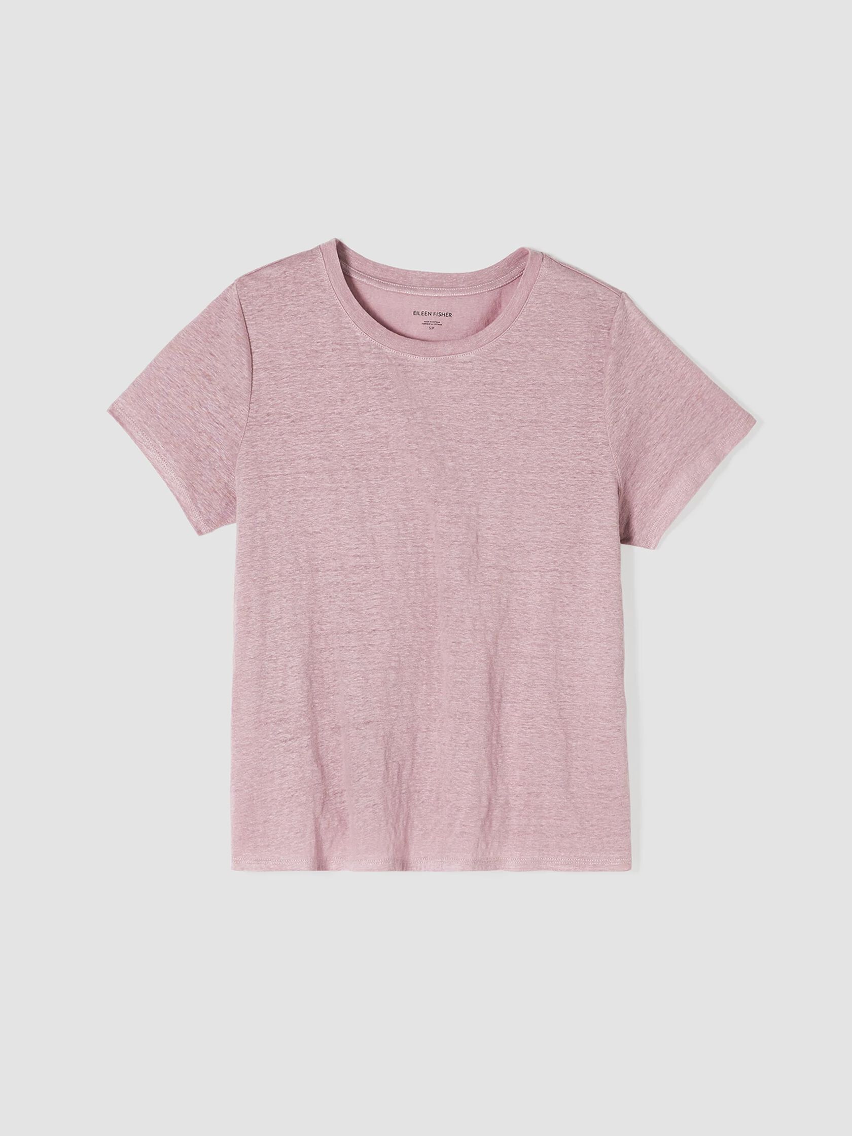 Organic Linen Jersey Crew Neck Tee