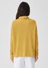 Organic Linen Cotton Slub Funnel Neck Top