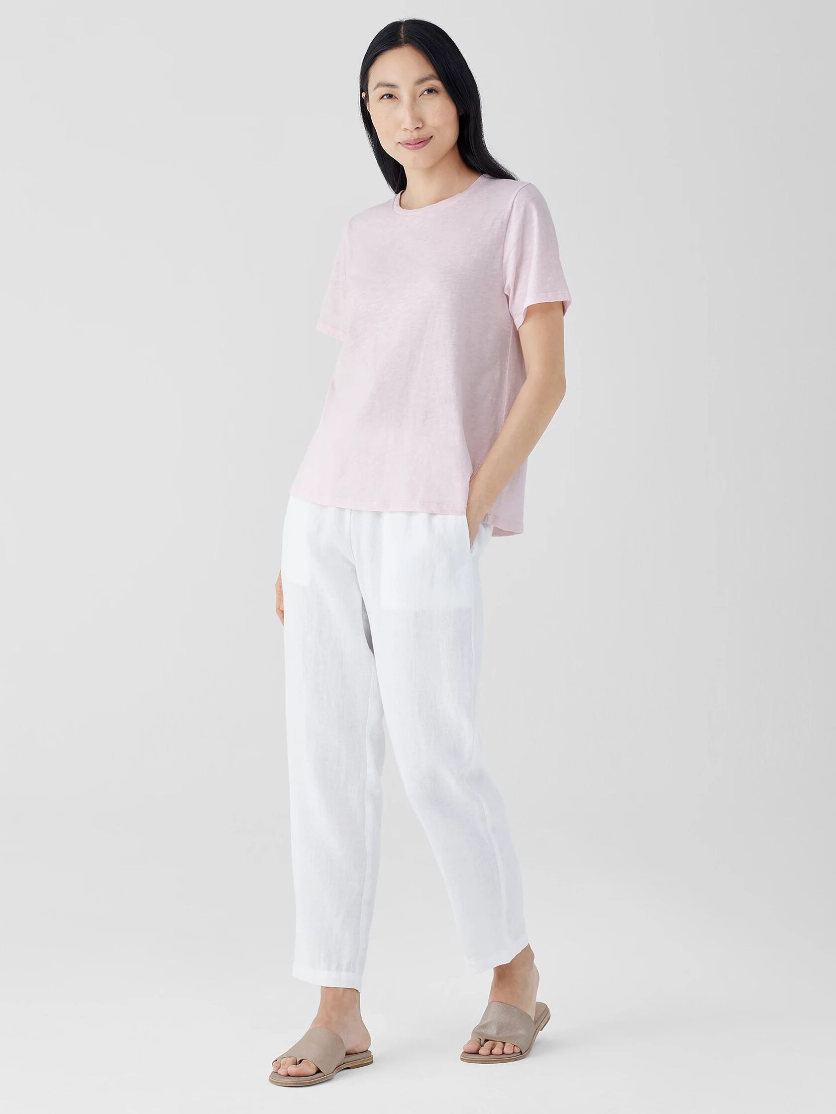 Organic Cotton Slubby Jersey Tee