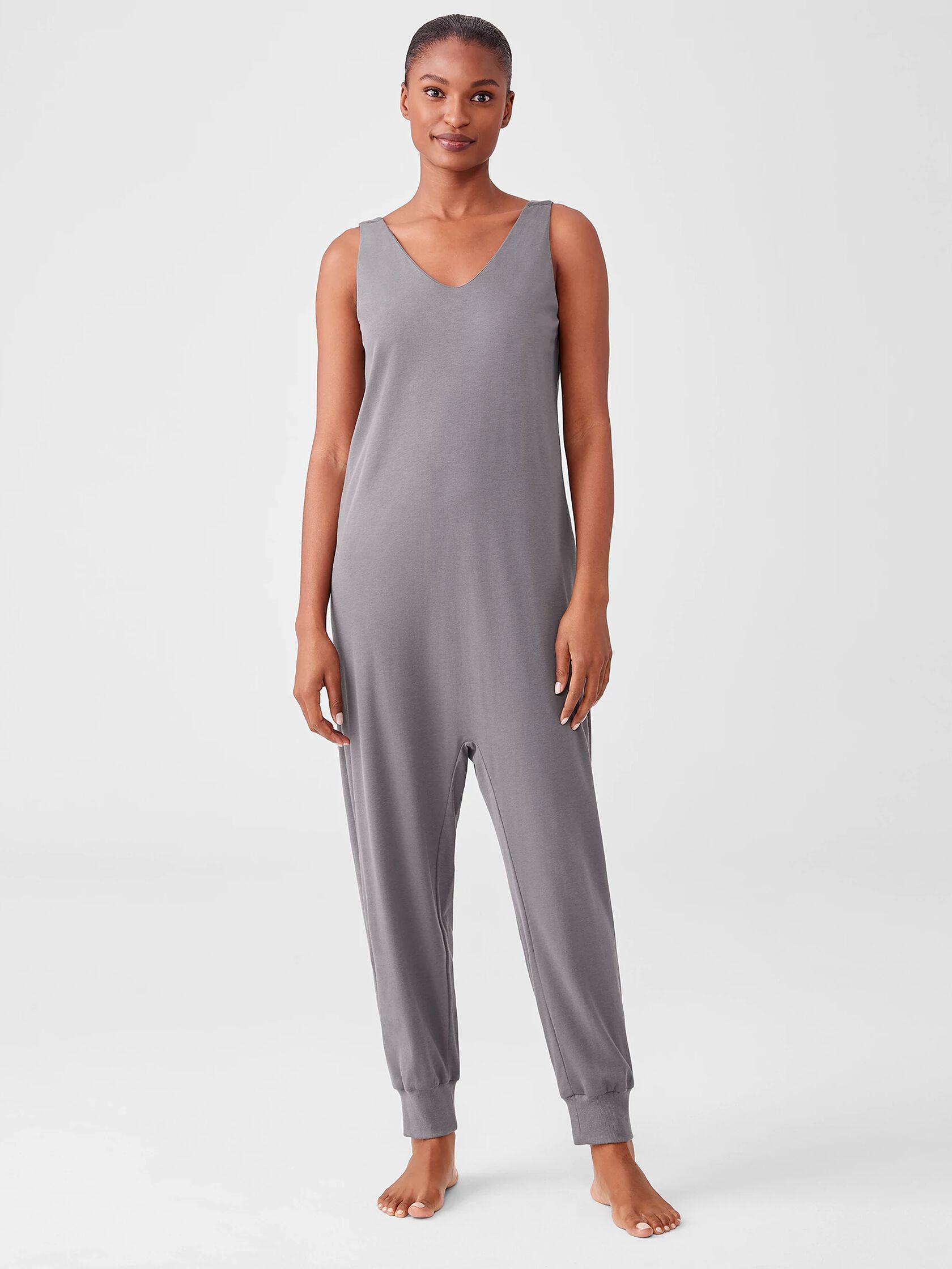 Cozy Organic Cotton Interlock Jumpsuit