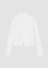 Organic Linen Cotton Airy Tuck Cropped Cardigan
