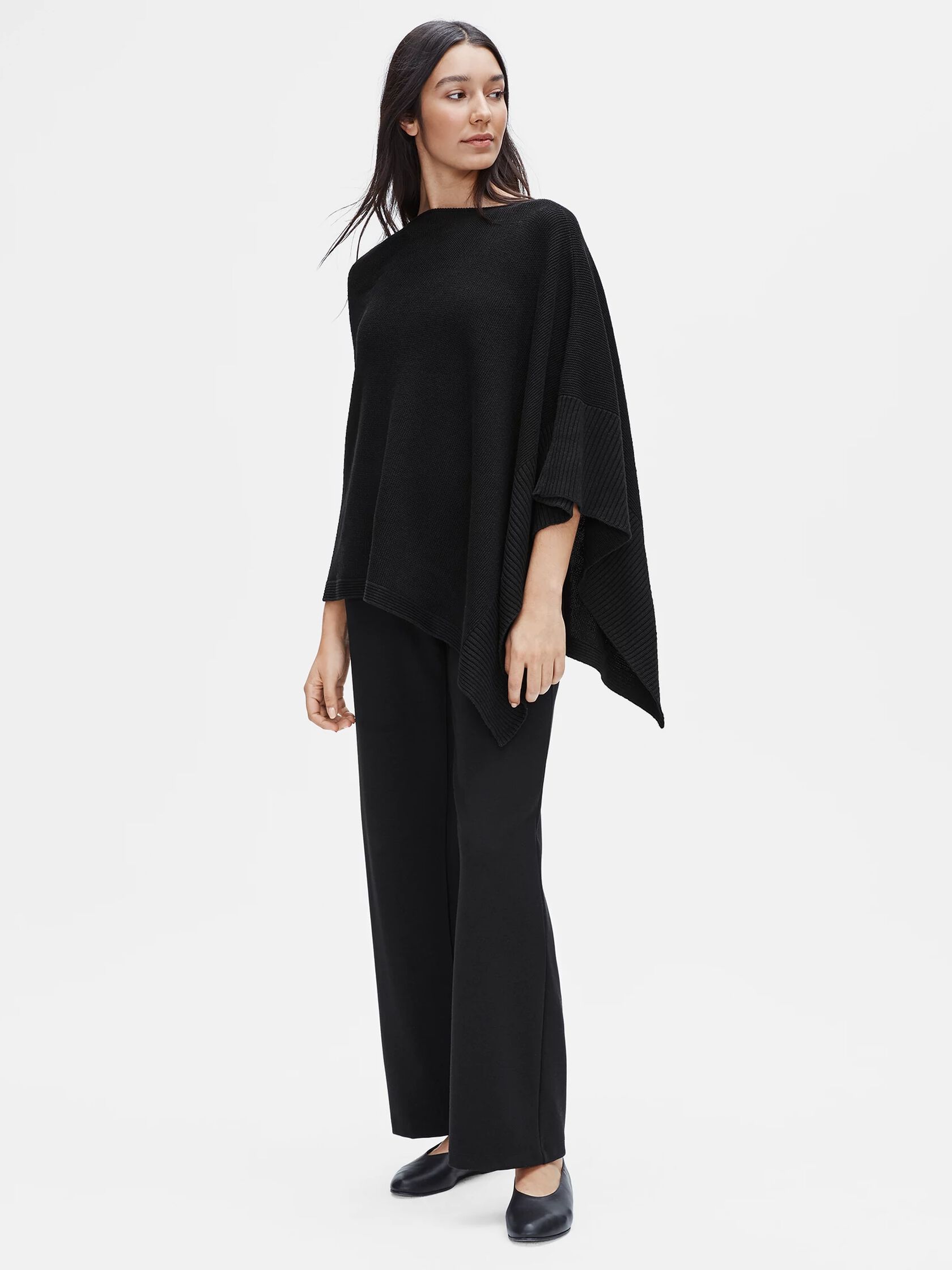 Organic Linen Cotton Poncho