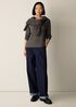 Superfine Merino Crew Neck Top in Regenerative Wool
