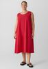 Organic Cotton Pucker Tiered Dress