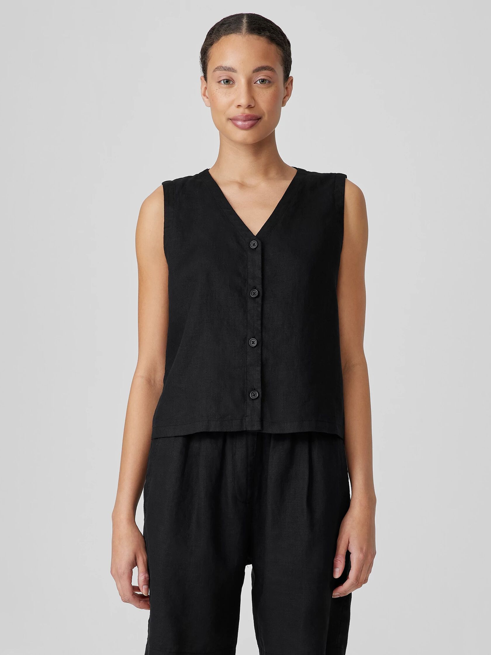 Organic Linen Vest