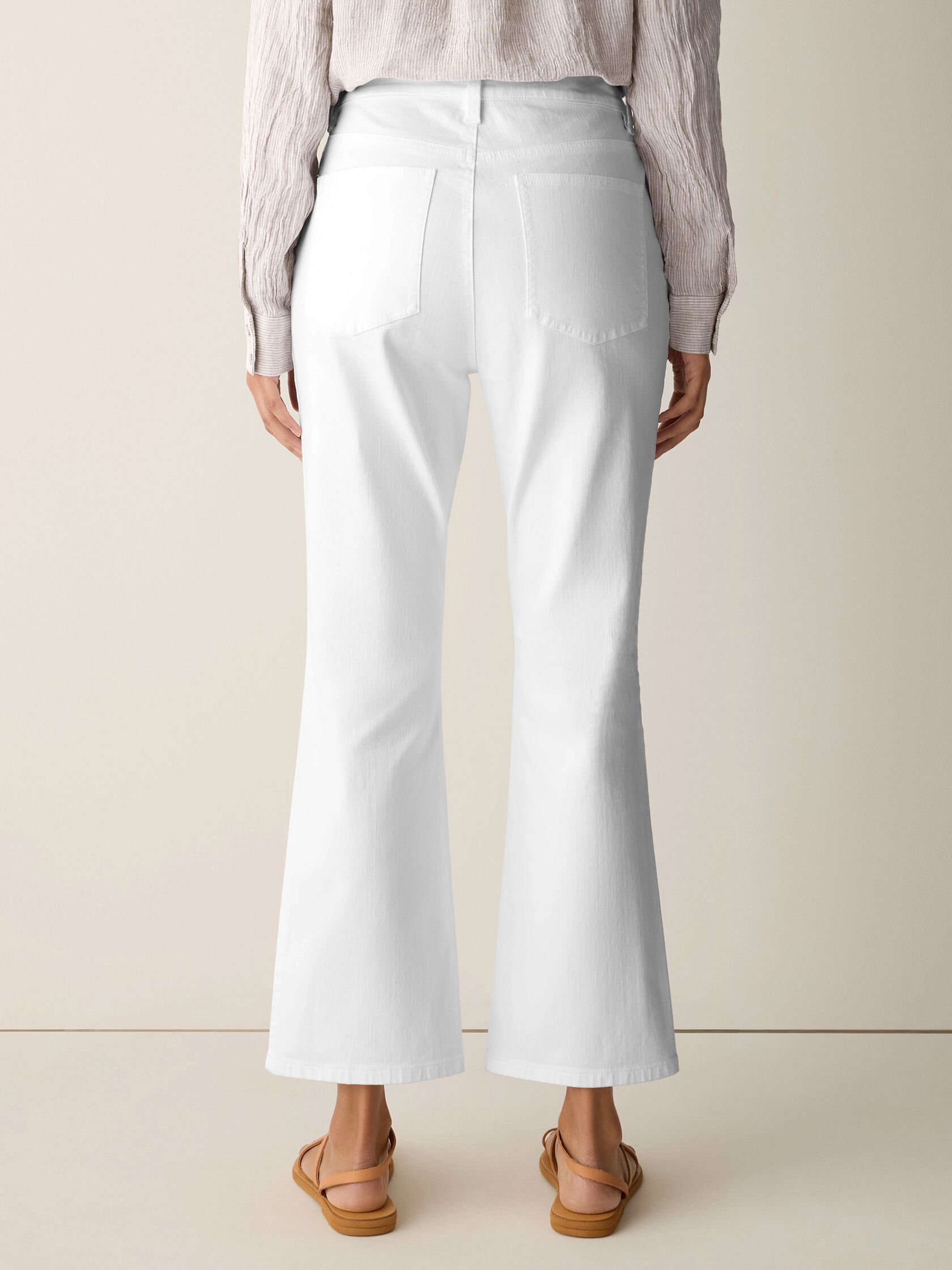 Garment-Dyed Organic Cotton Denim Kick Jean