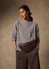 Striped Organic Cotton Slub Bateau Neck Top