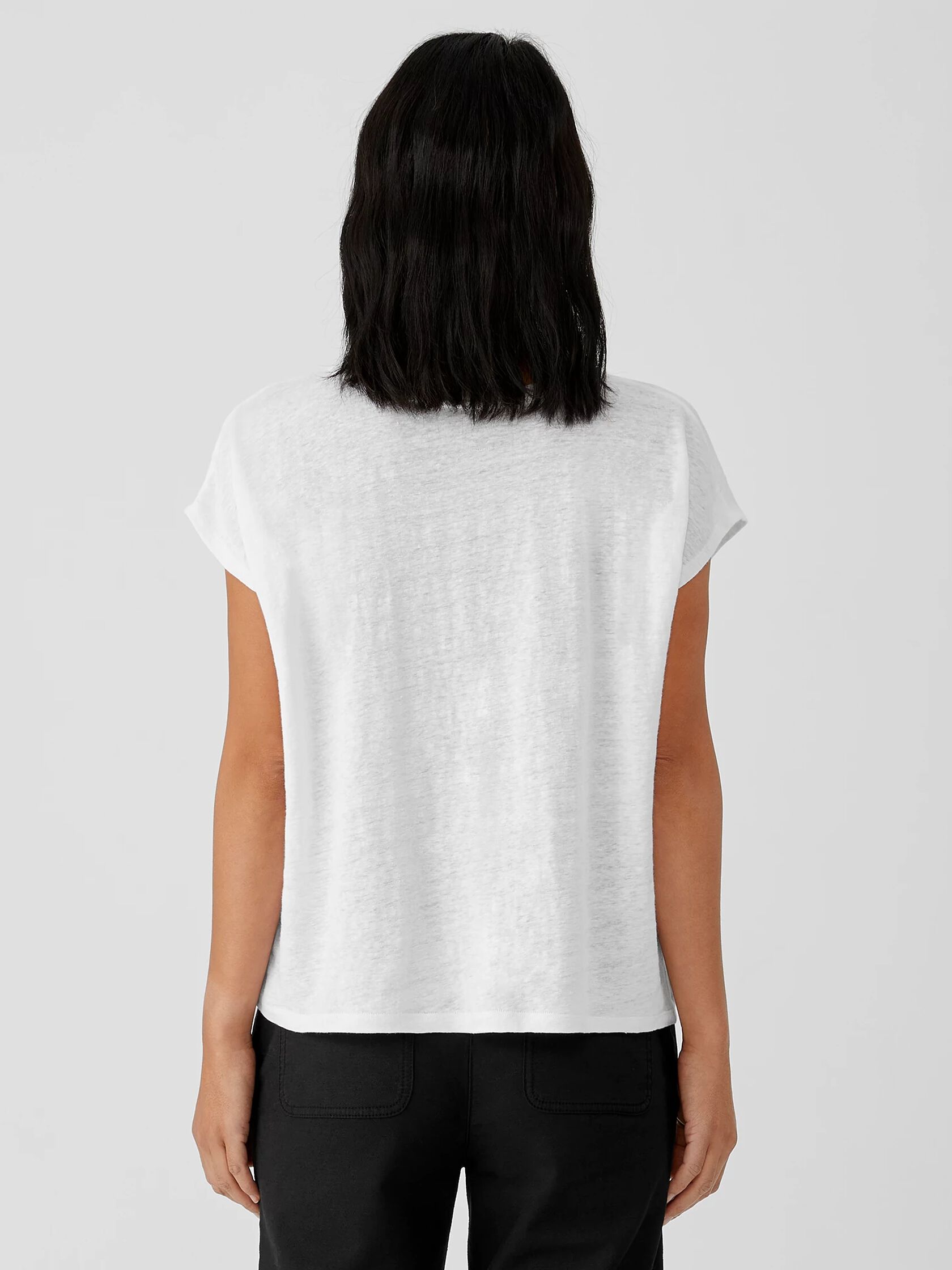 Organic Linen Jersey Square Top