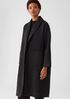 Doubleface Wool Cashmere Shawl Collar Coat