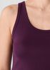 Organic Cotton Stretch Rib Scoop Neck Tank