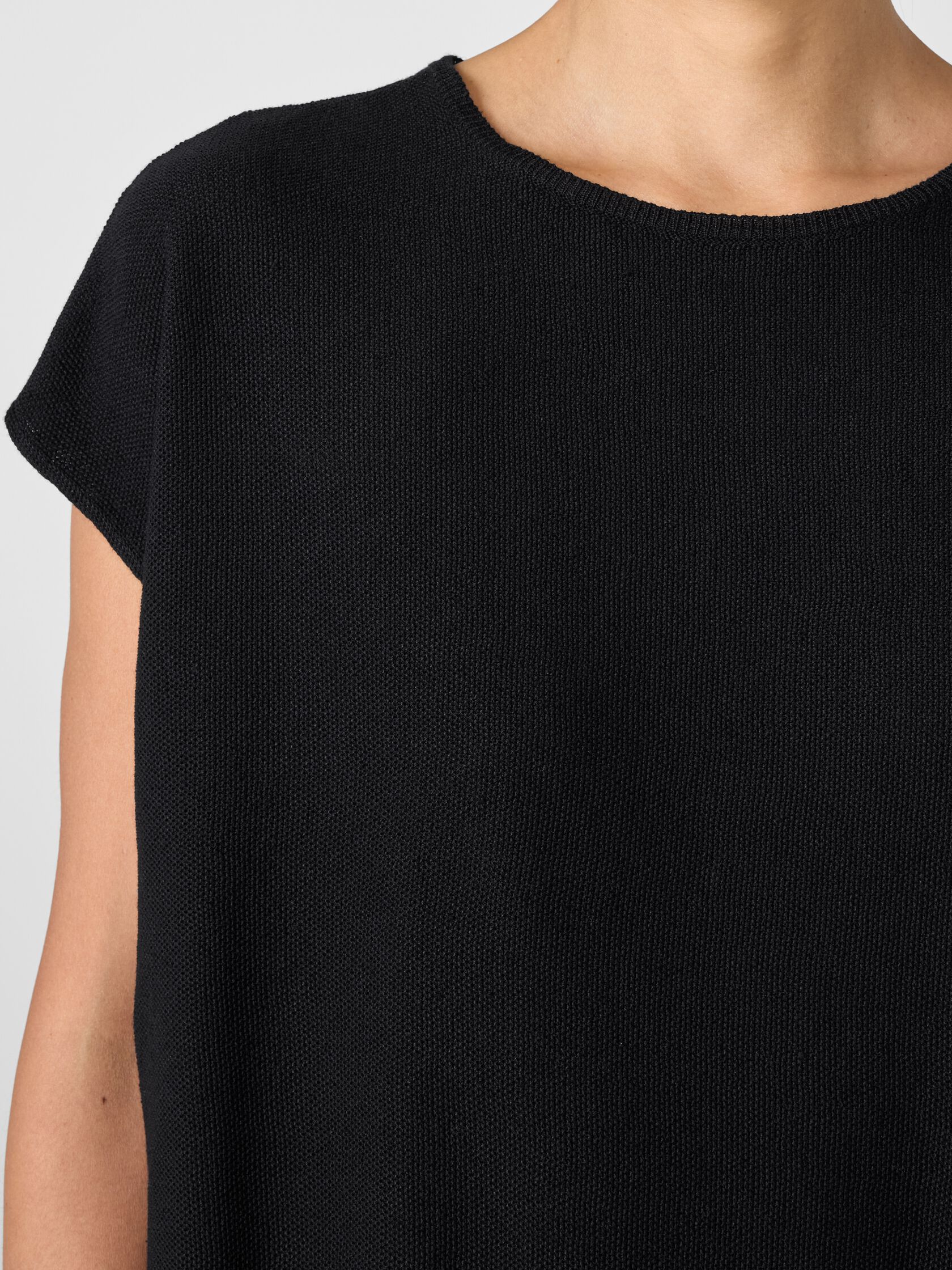 Organic Linen Cotton Square Top | EILEEN FISHER