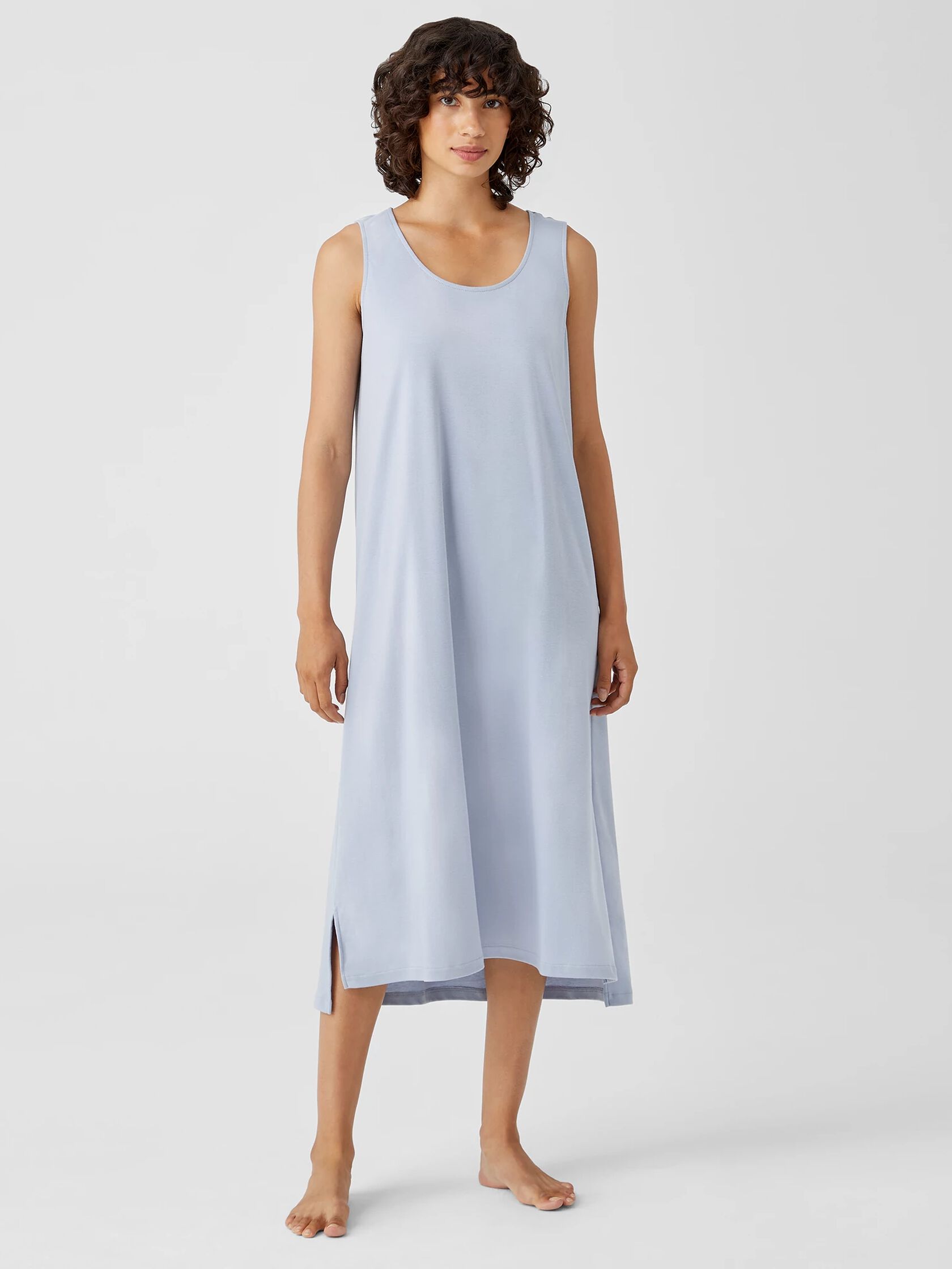 Cozy Organic Cotton Interlock Tank Dress