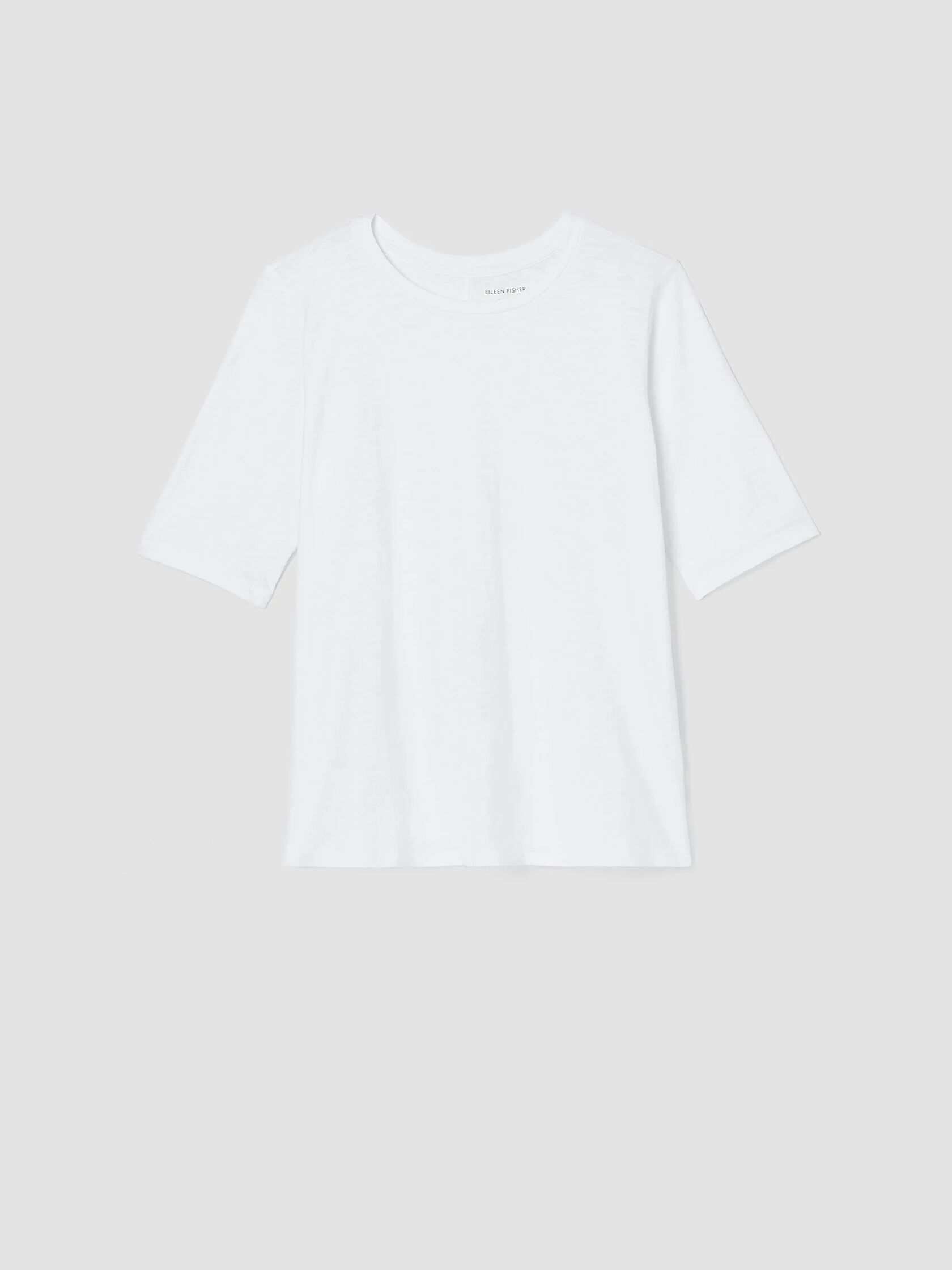System Organic Cotton Slub Elbow-Sleeve Tee