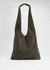 Italian Suede Shopper Tote
