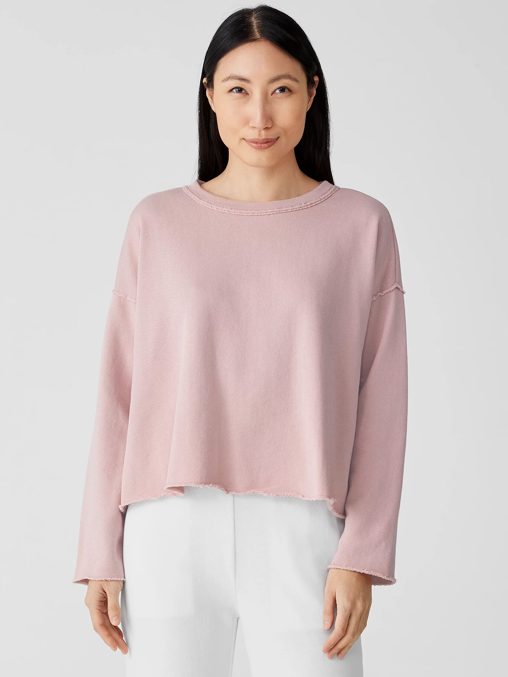 Lightweight Organic Cotton Terry Box-Top