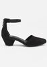 Just Suede Ankle-Strap Pump