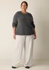 Cashmere Silk Boucle Bliss Crew Neck Top