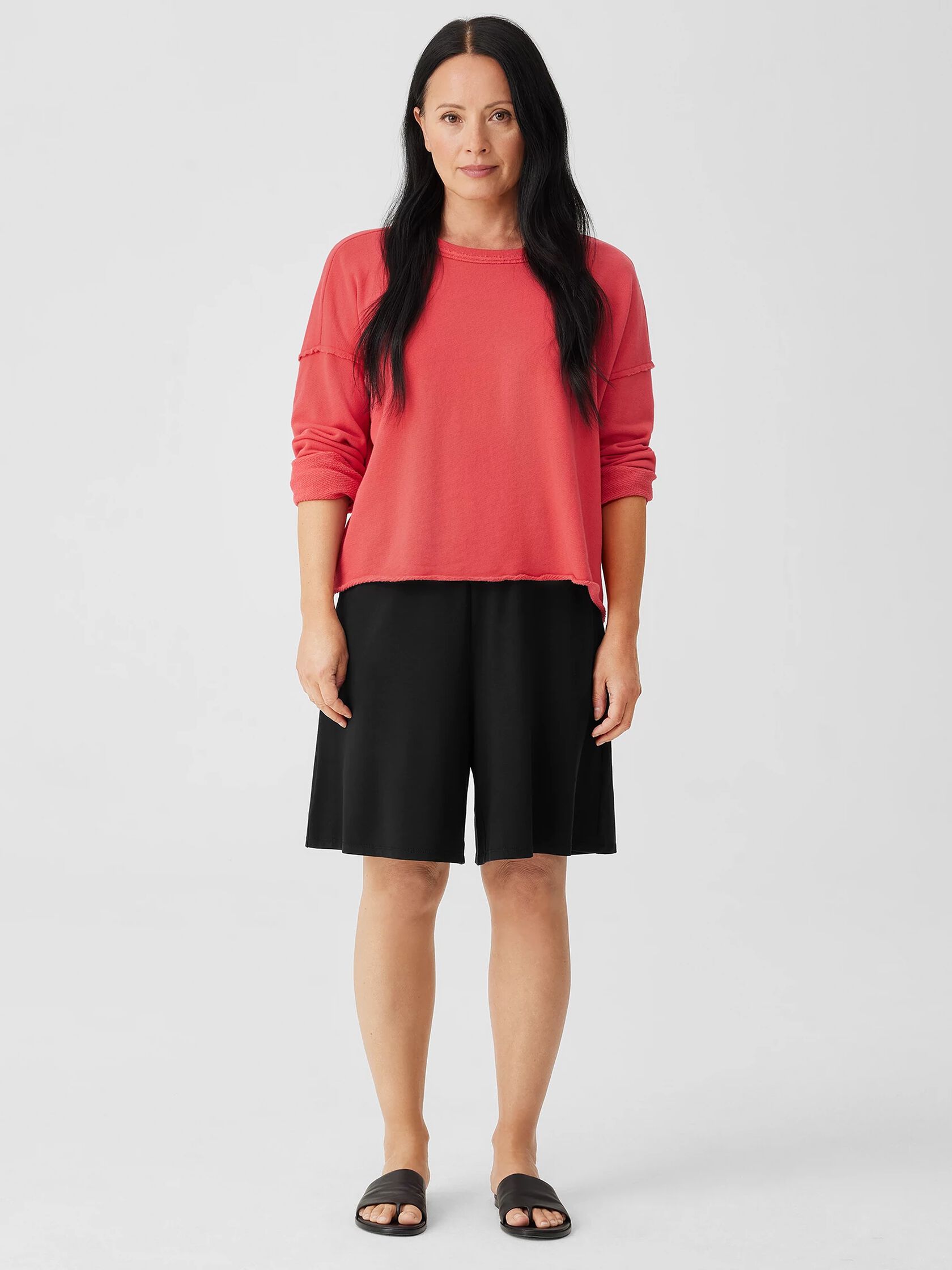 Lightweight Organic Cotton Terry Box-Top