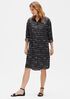 Silk Organic Cotton Dash Shirtdress