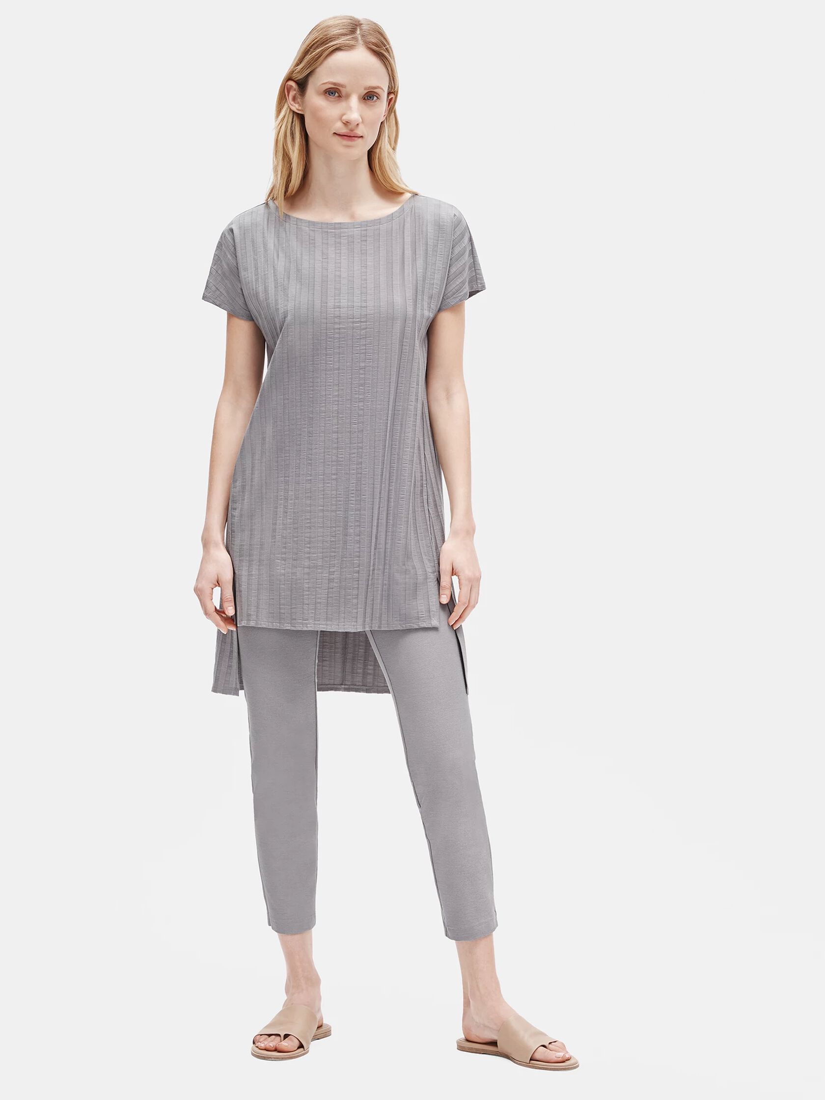 Wide Rib Stretch Tunic