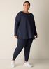Cozy Brushed Terry Hug High-Waisted Leggings