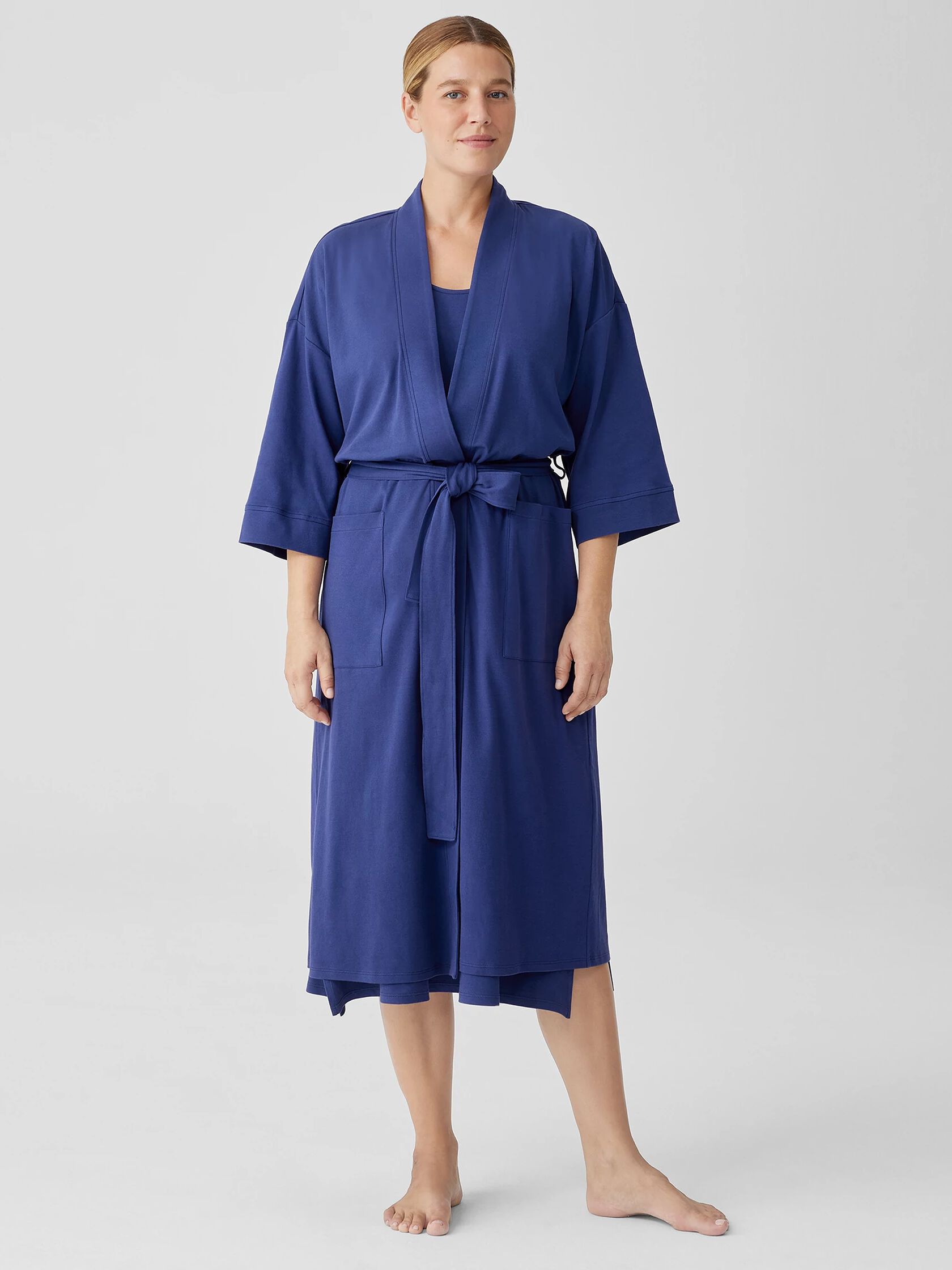 Organic Cotton Interlock Sleep Robe