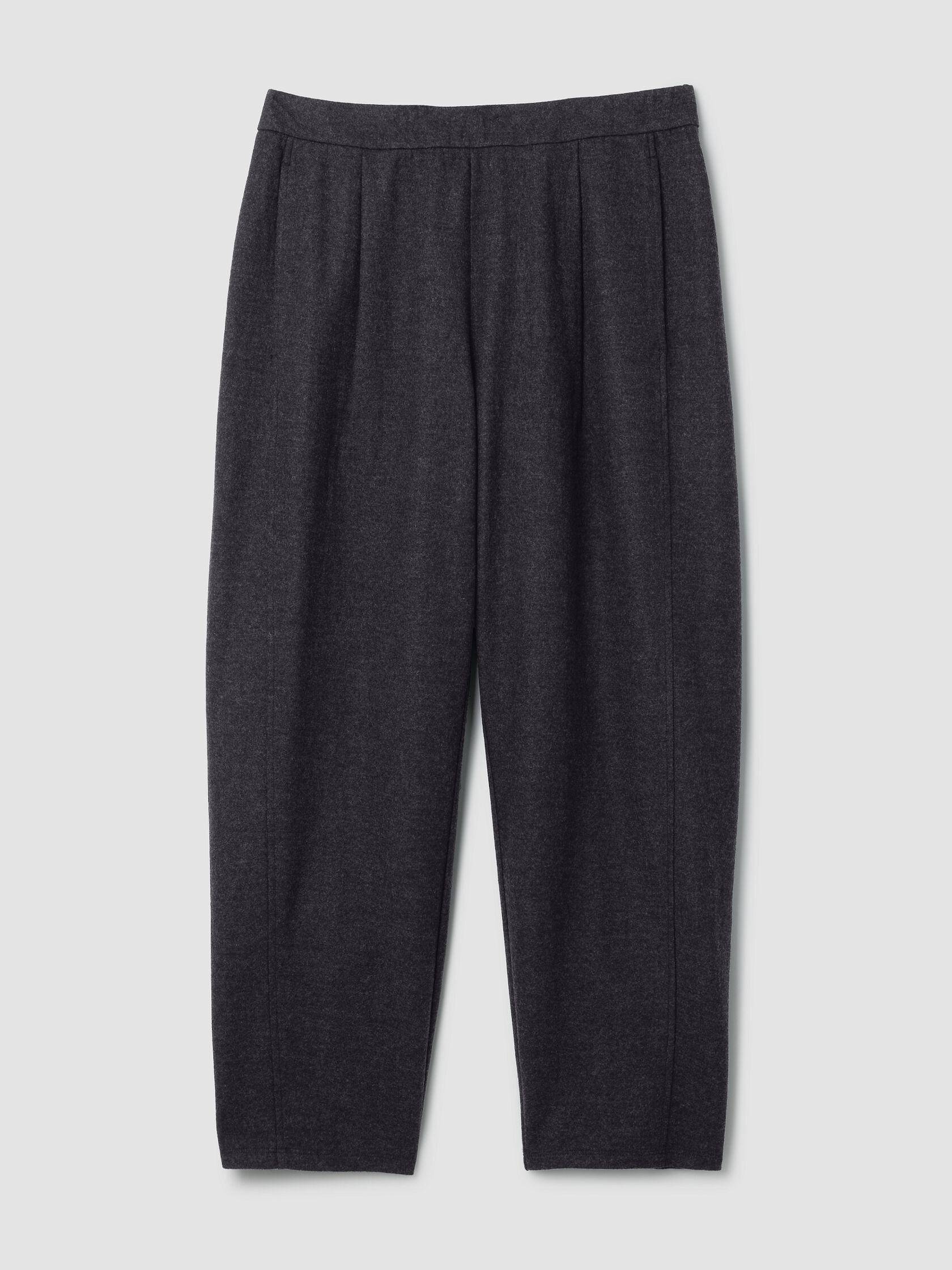 Mélange Boiled Wool Jersey Lantern Pant in Regenerative Wool