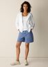 Pima Cotton Stretch Jersey Hooded Jacket