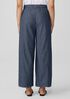 Airy Organic Cotton Twill Wide-Leg Pant