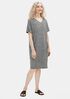 Organic Cotton Hemp Melange V-Neck Dress