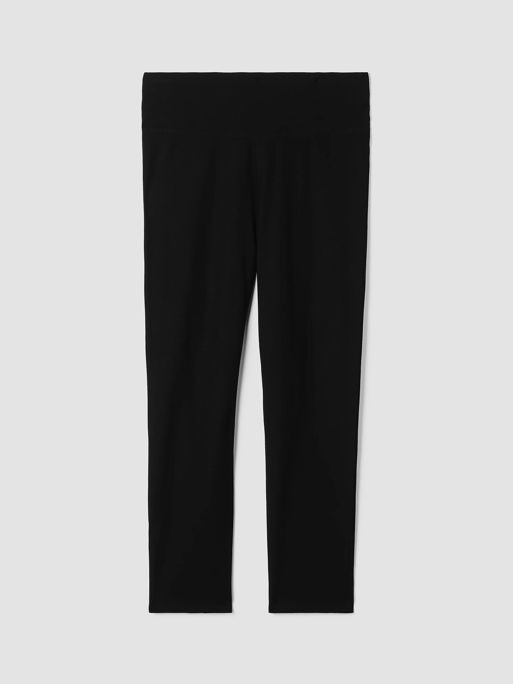 Washable Stretch Crepe High-Waisted Pant