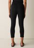 Pima Cotton Stretch Jersey Capri Leggings