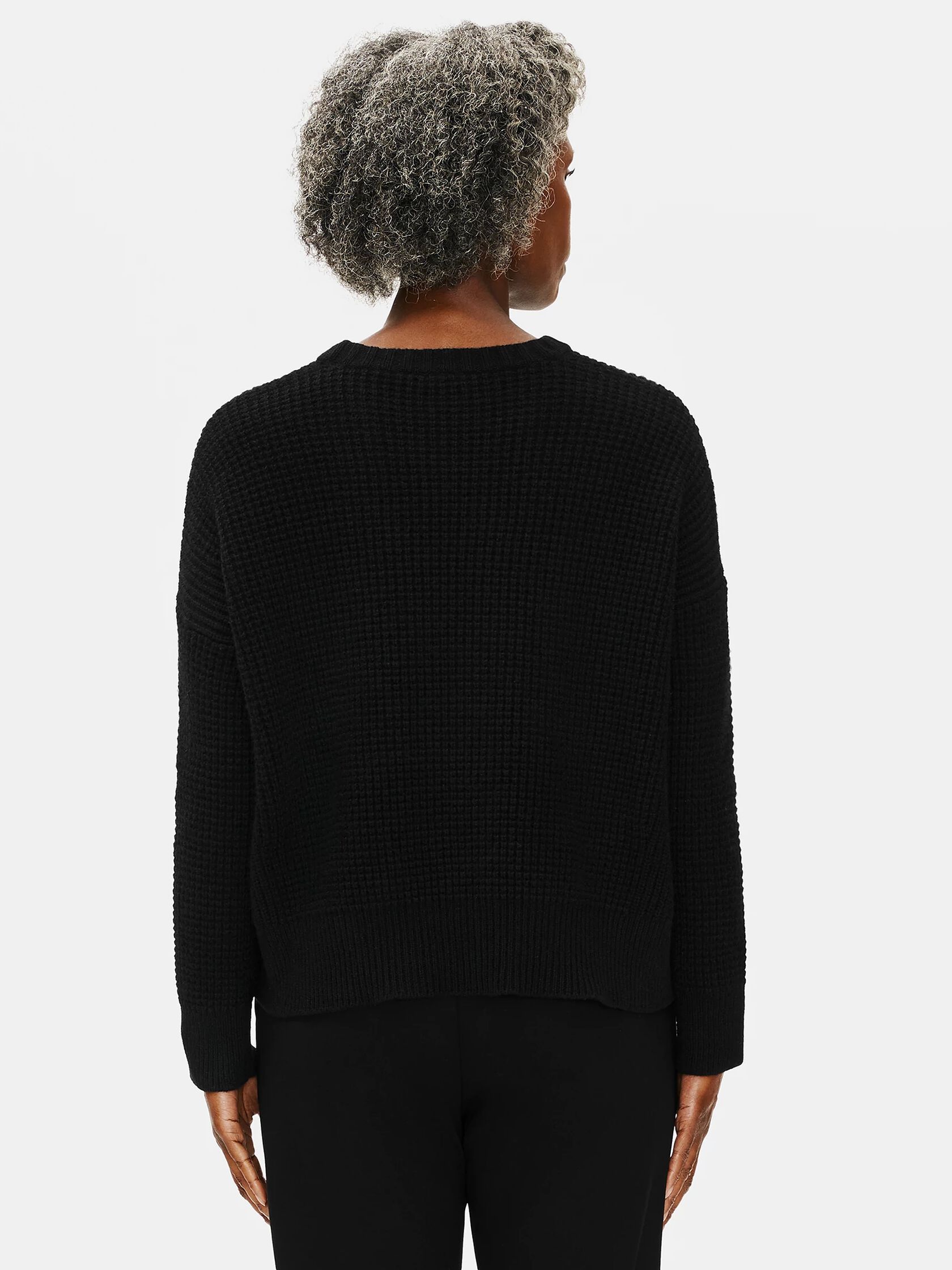 Lofty Recycled Cashmere Crew Neck Top