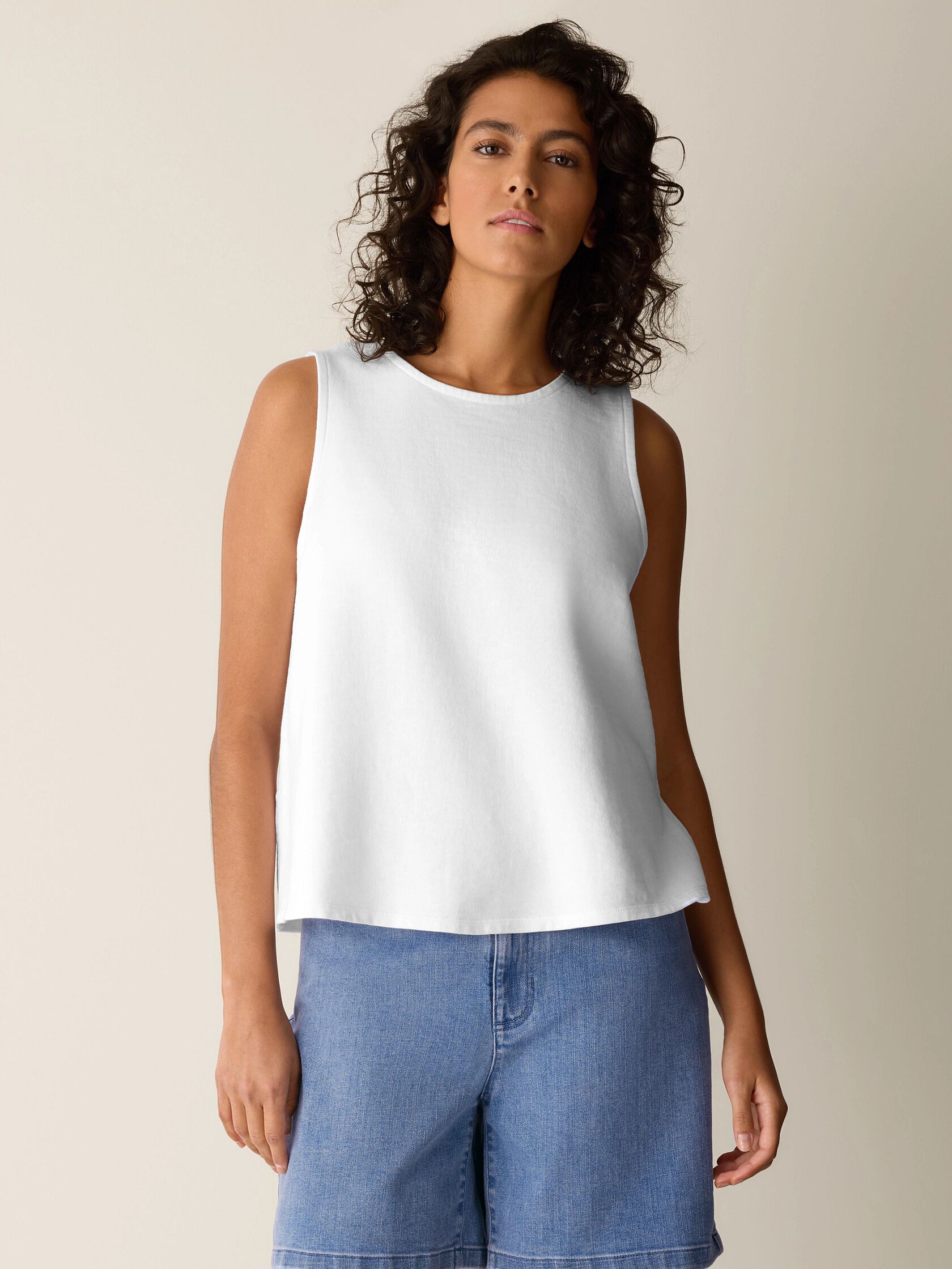 Garment-Dyed Organic Cotton Terry Shell