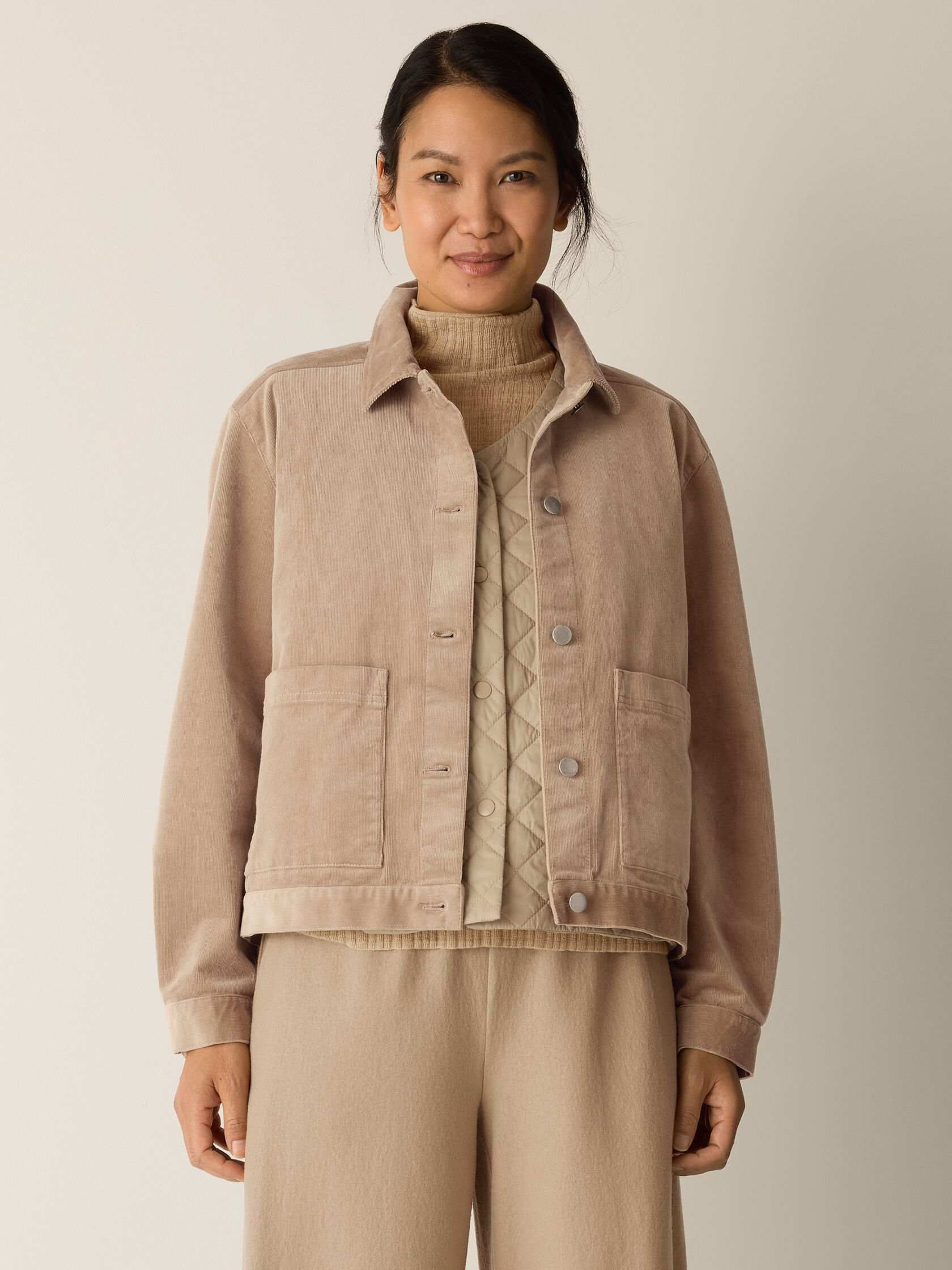 Organic Cotton Stretch Corduroy Jacket