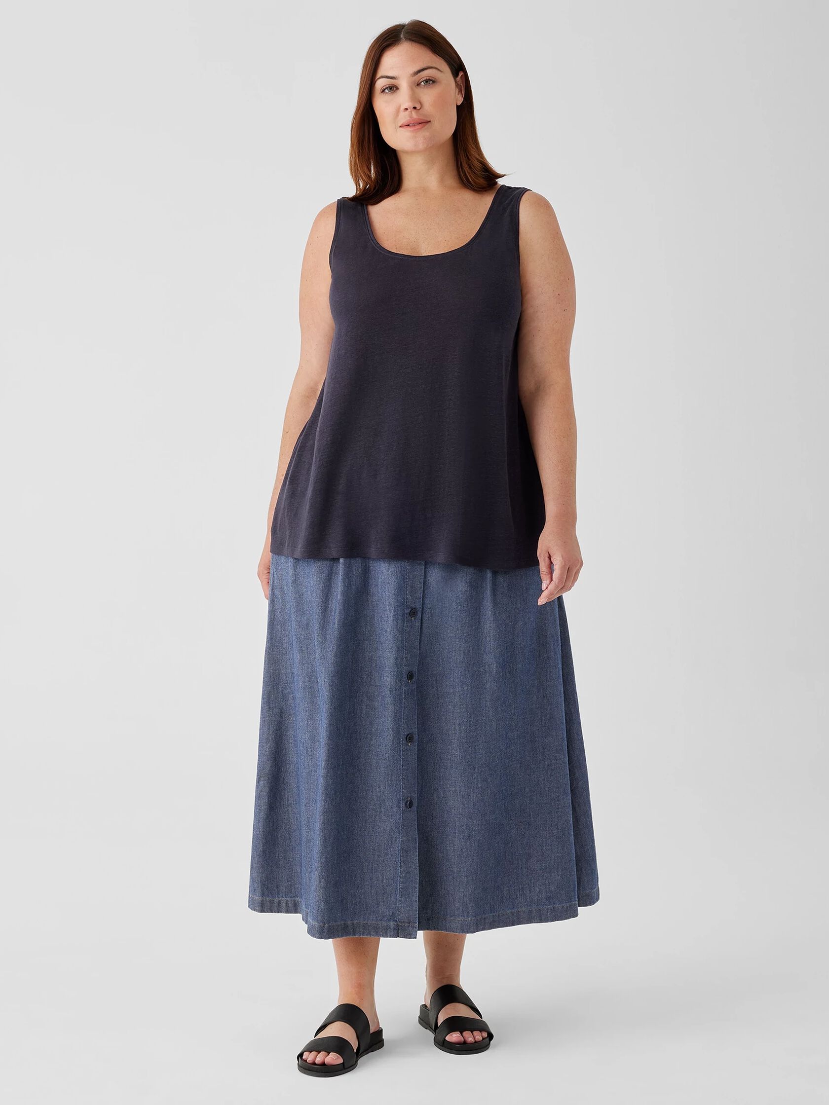 Organic Linen Jersey Tank