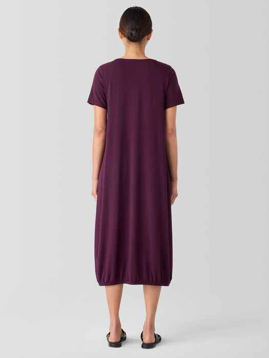 Fine Jersey Lantern Dress