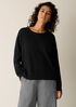 Organic Linen Cotton Slub Crew Neck Top
