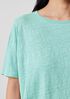 Organic Linen Jersey Round Neck Tee