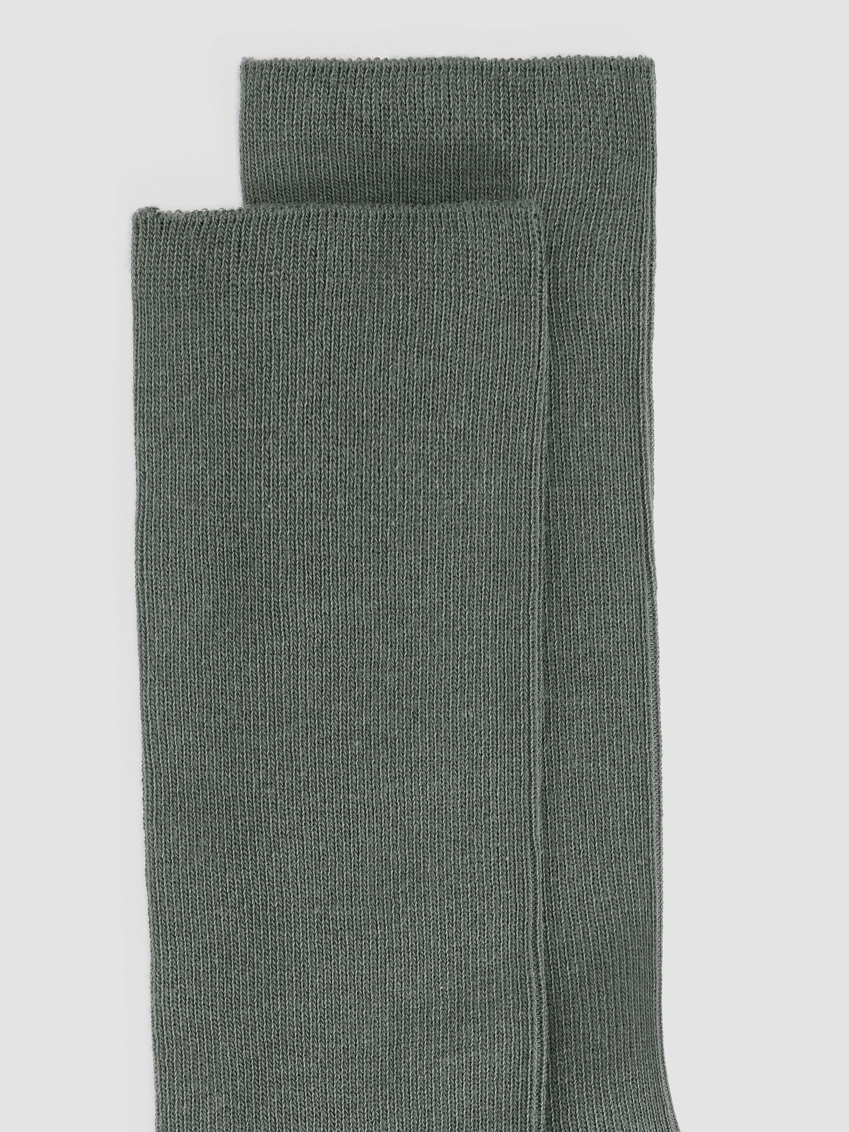 Cotton Rib Crew Sock