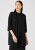 Ribbed Organic Cotton Blend Jacket