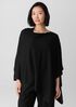Superfine Merino Poncho in Regenerative Wool