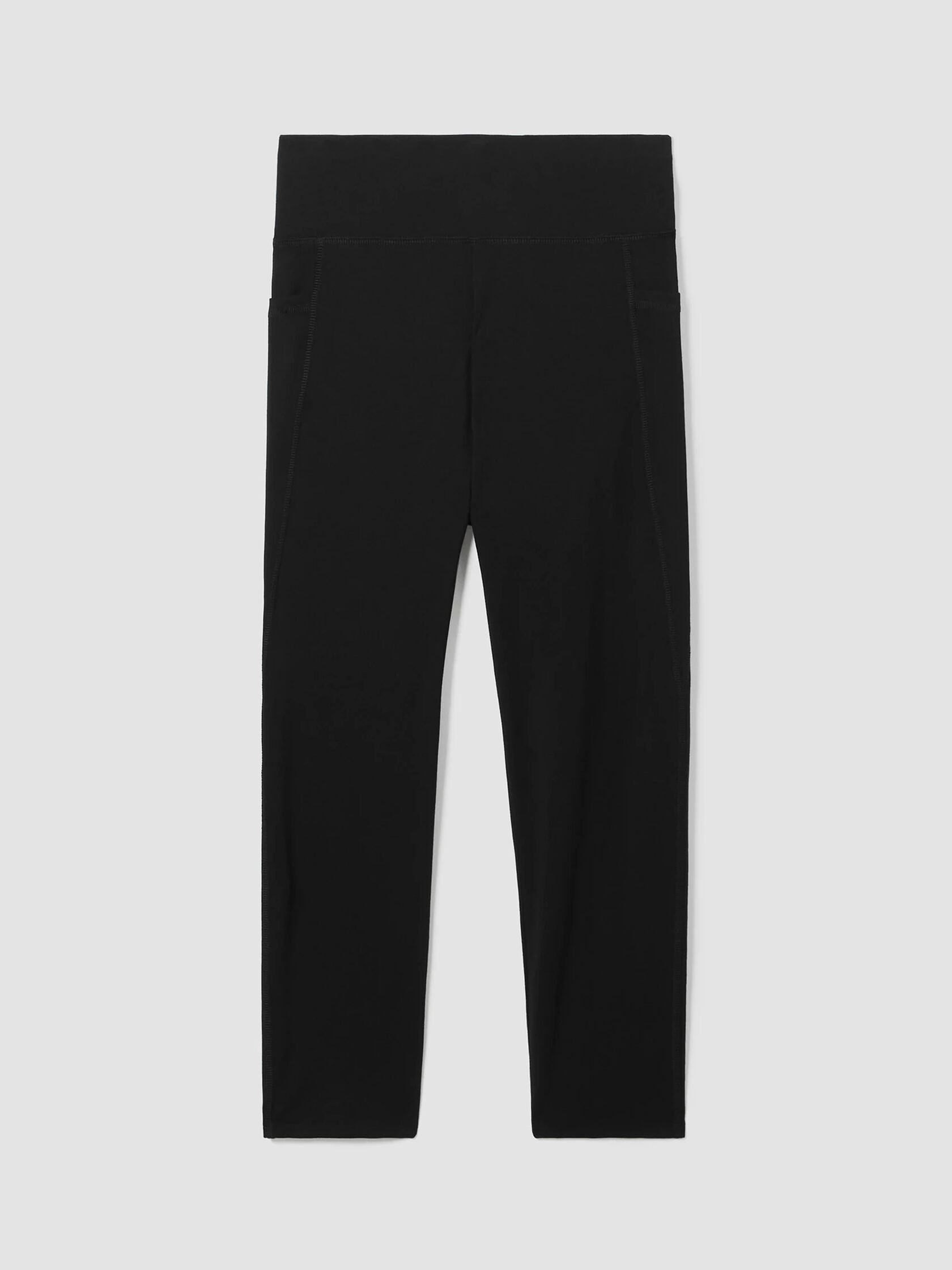 Pima Cotton Stretch Jersey Capri Leggings