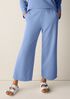 Garment-Dyed Organic Cotton Terry Wide-Leg Pant