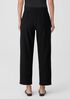 Washable Stretch Crepe Straight Pant