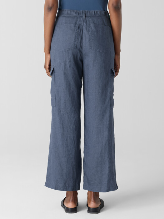 Organic Linen Cargo Pant