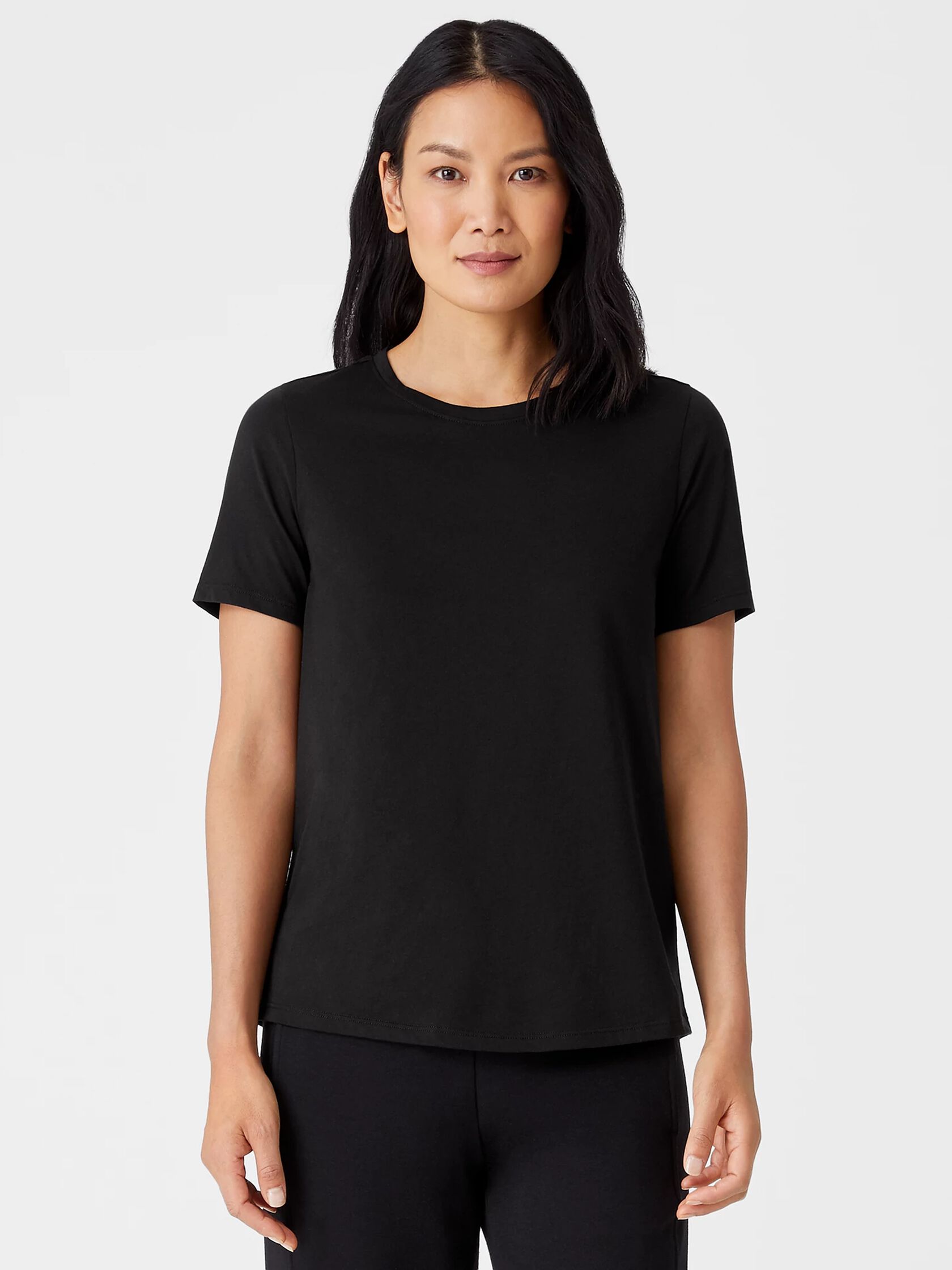 Organic Pima Cotton Jersey Short-Sleeve Tee