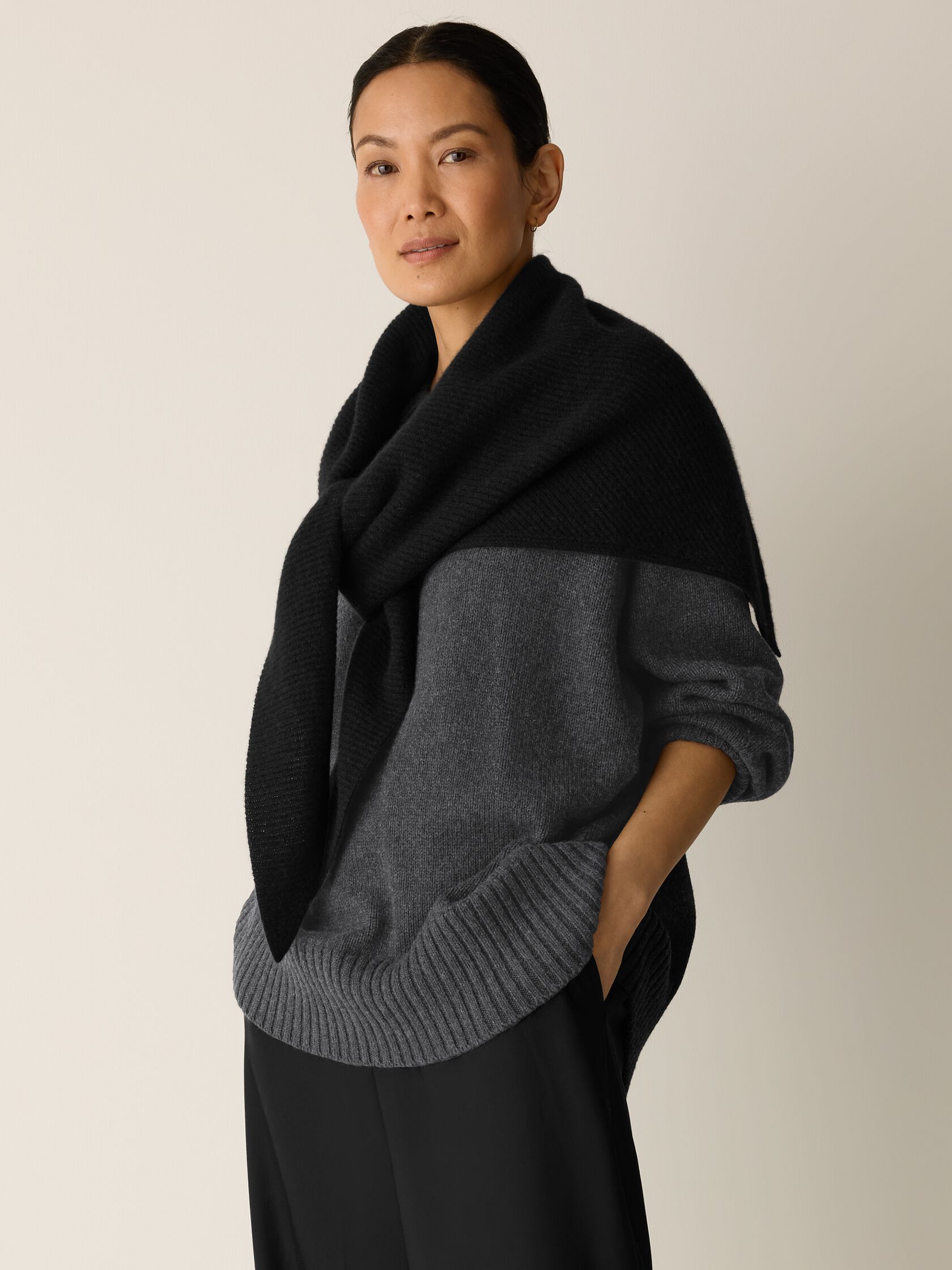 Italian Cashmere Triangle Scarf